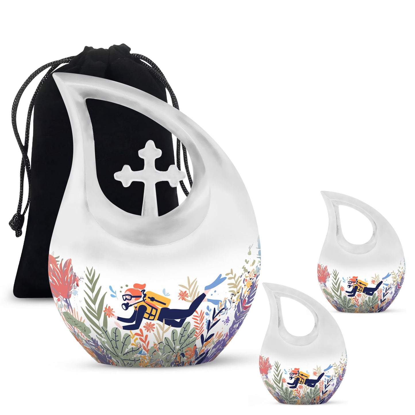 Underwater Adventure theme Urn
