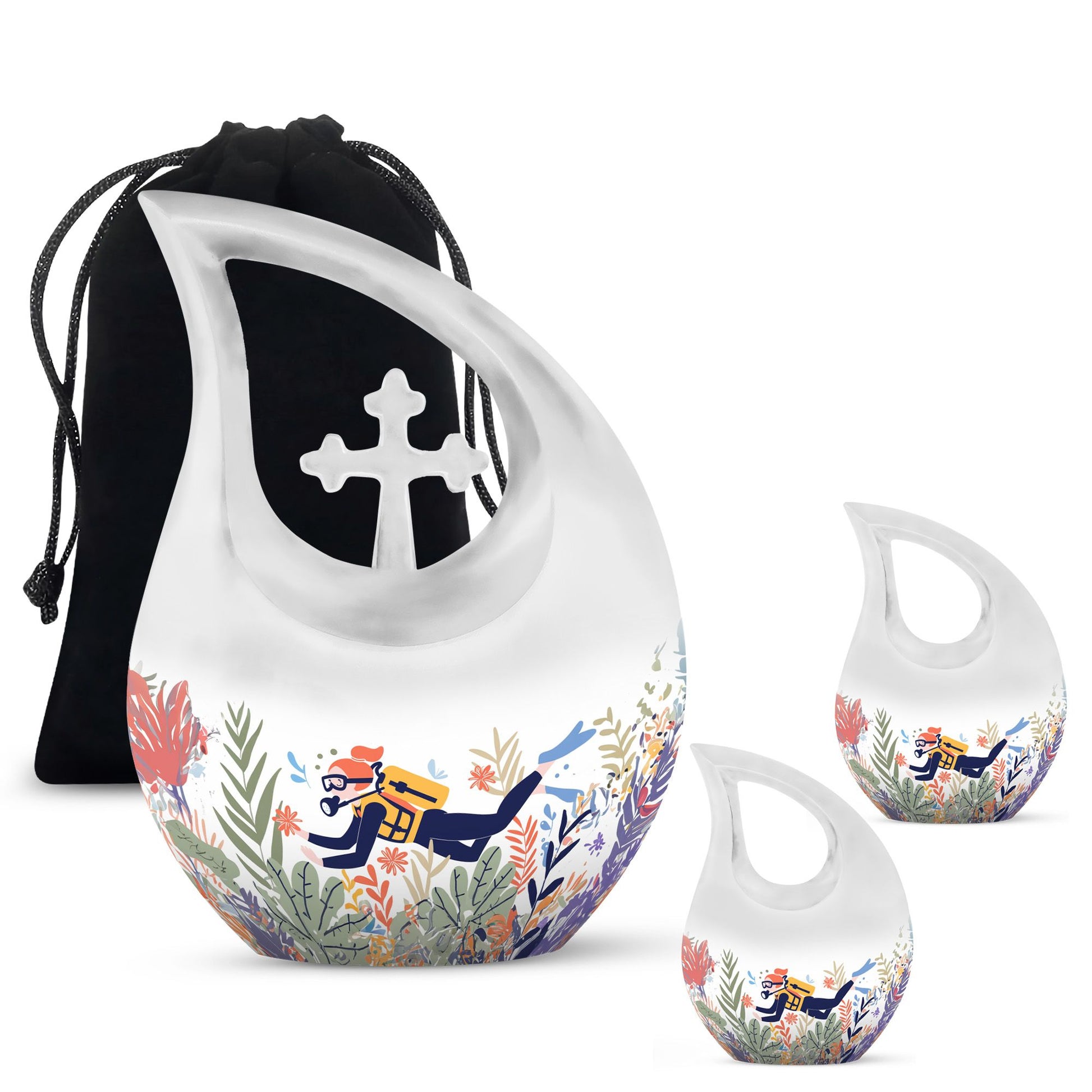 Underwater Adventure theme Urn