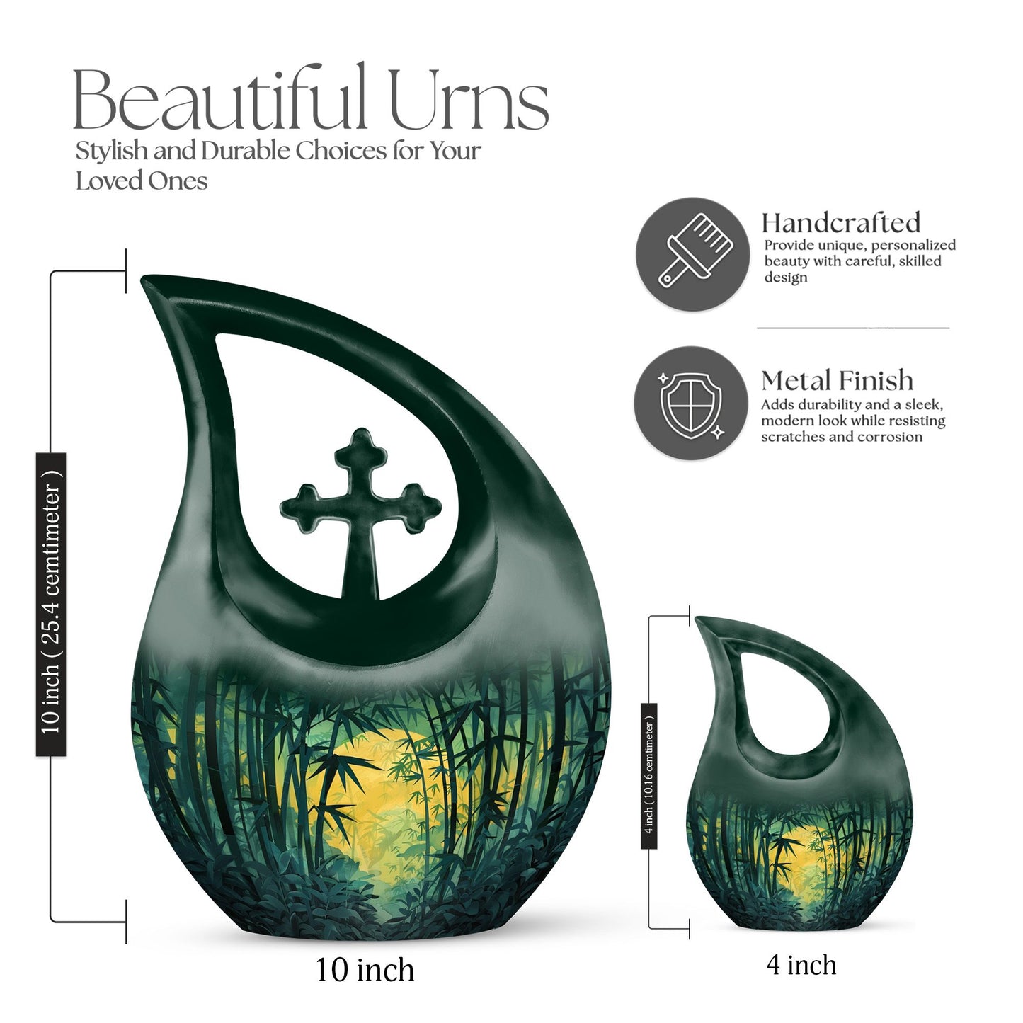 Mystical Bamboo Haven Urn