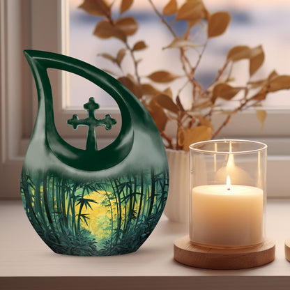 Mystical Bamboo Haven Urn