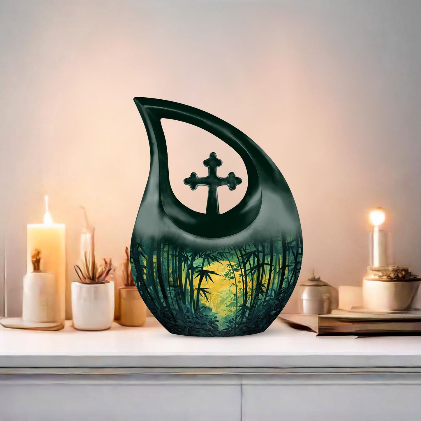 Mystical Bamboo Haven Urn