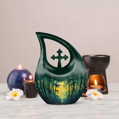 Mystical Bamboo Haven Urn