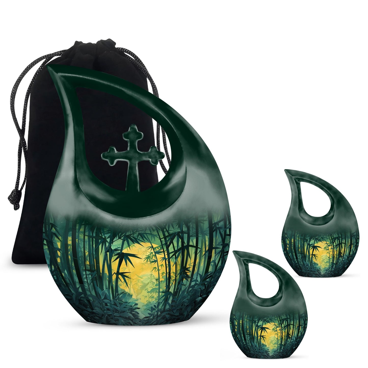 Mystical Bamboo Haven Urn