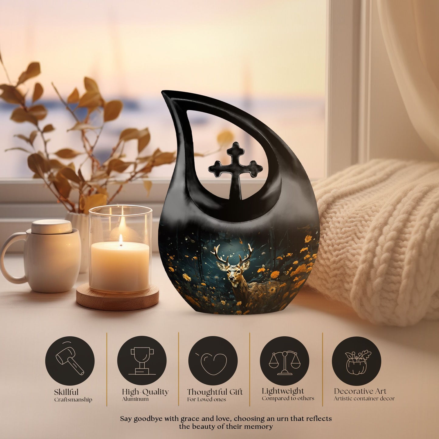 Personalized Memorial urn