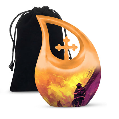 Cross Drop Bravery Amidst The Urn