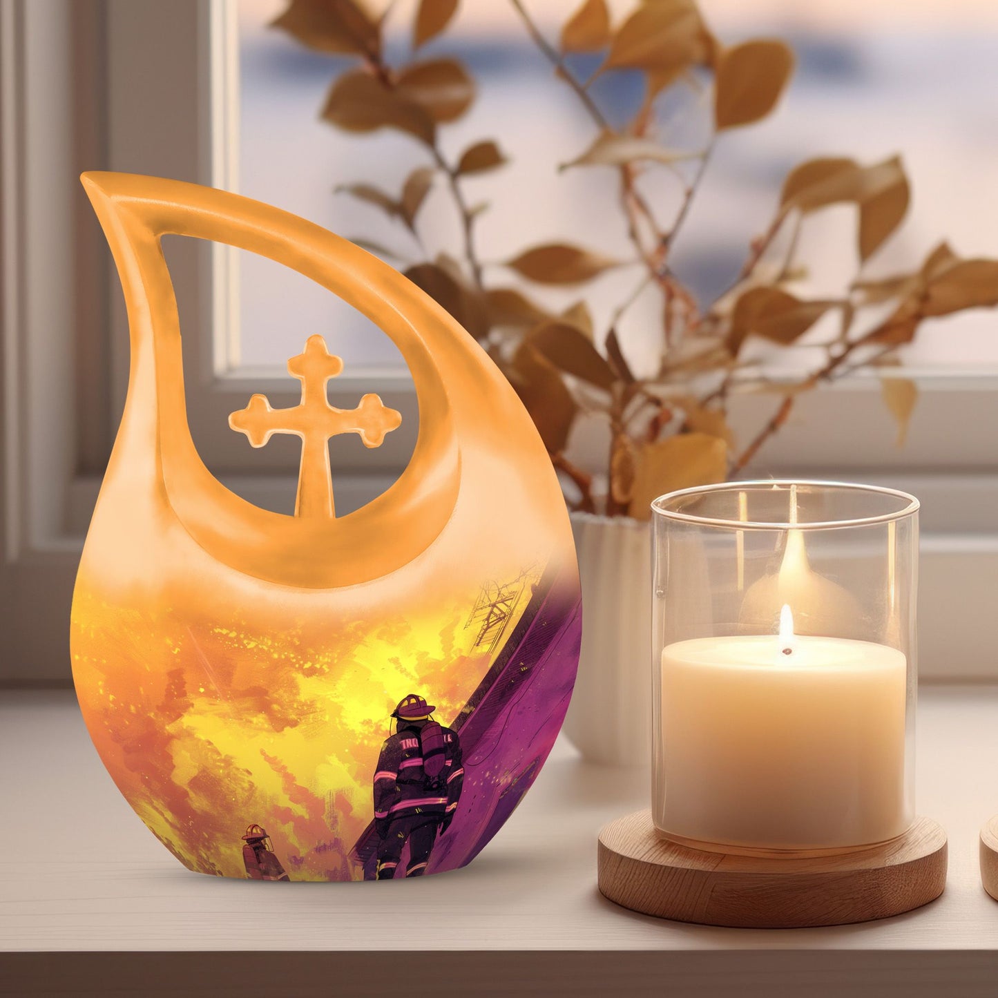 Cross Drop Bravery Amidst The Urn
