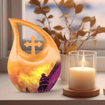 Cross Drop Bravery Amidst The Urn