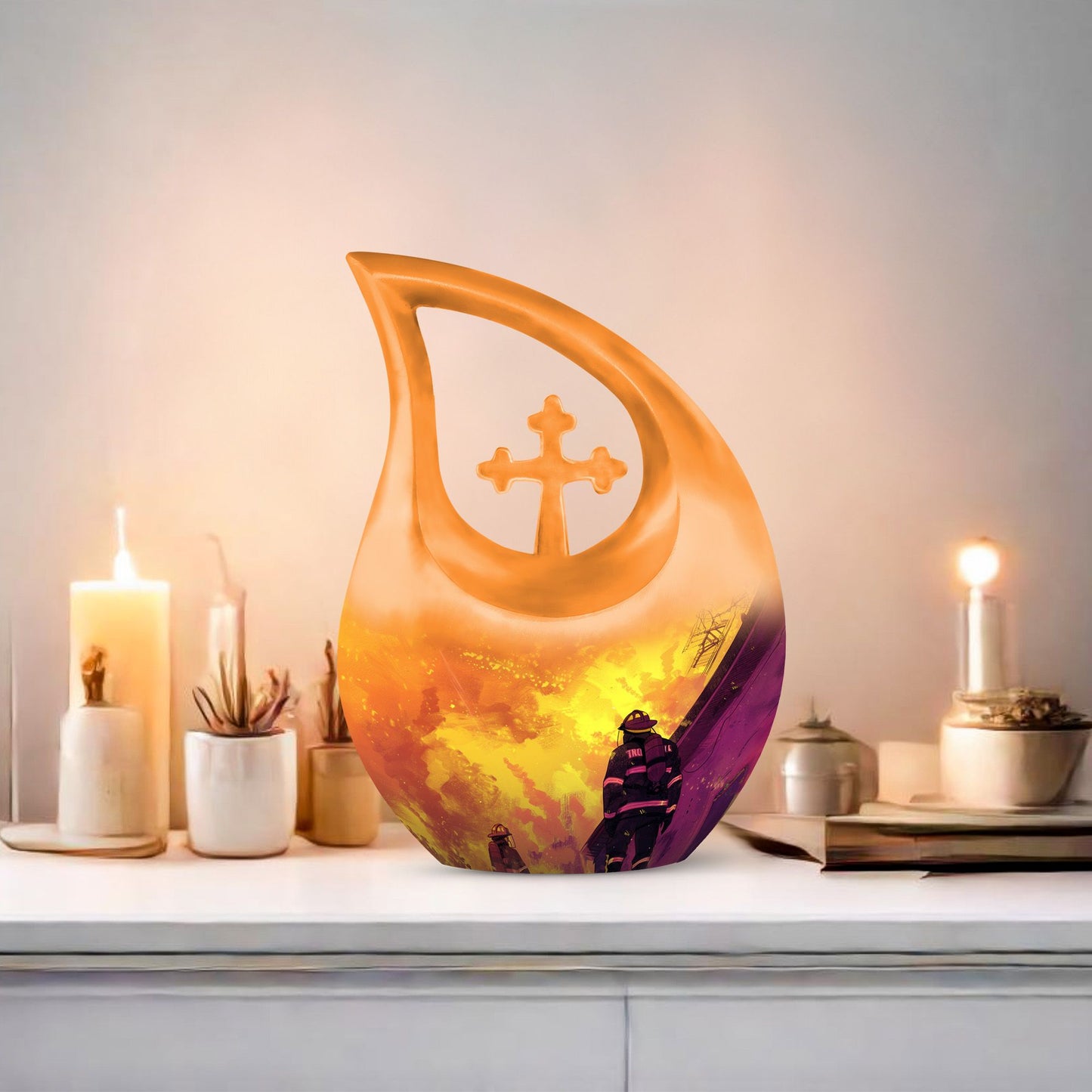 Cross Drop Bravery Amidst The Urn