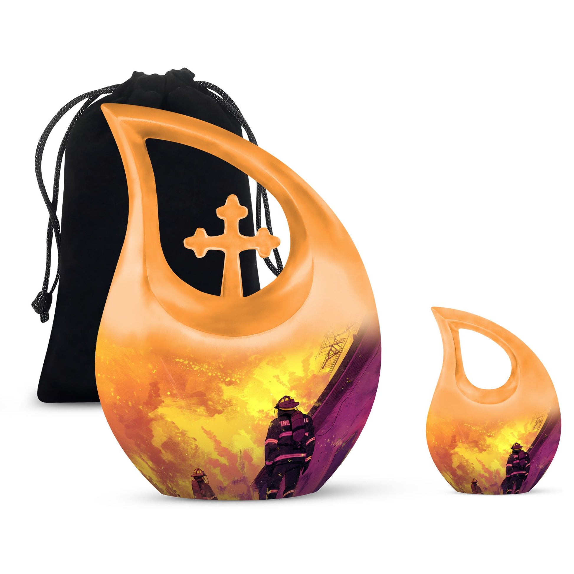 Cross Drop Bravery Amidst The Urn