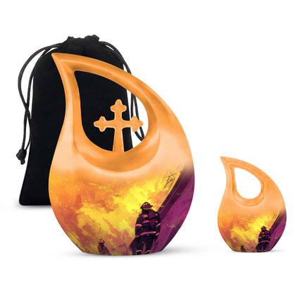 Cross Drop Bravery Amidst The Urn