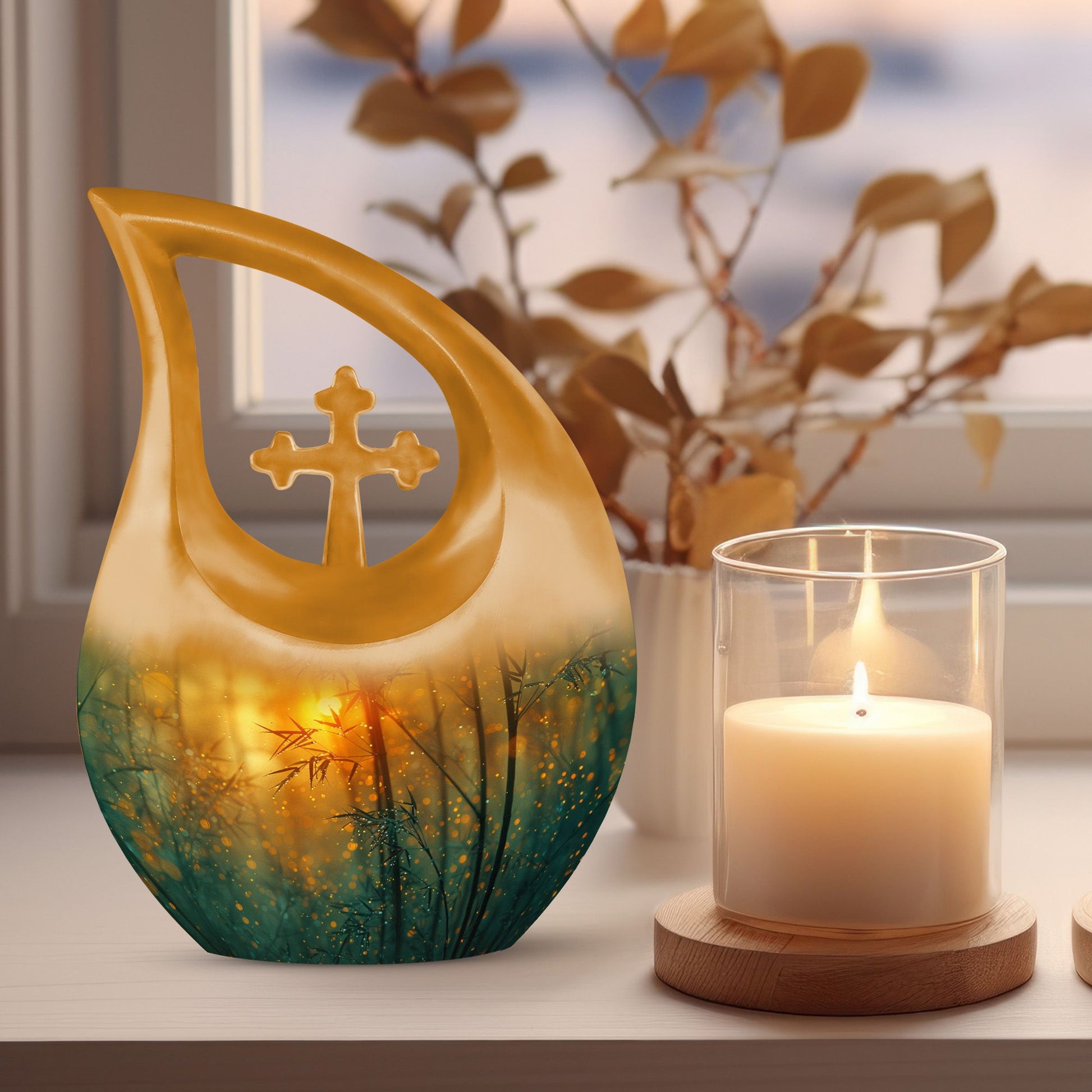 Fireflies At Dusk Urn