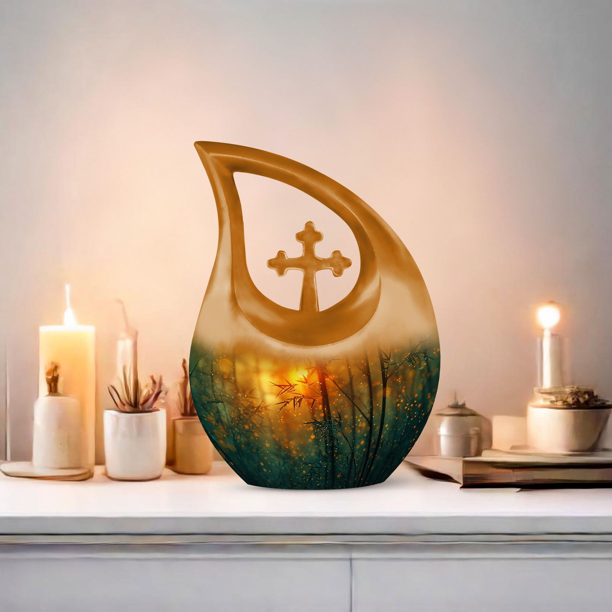 Fireflies At Dusk Urn