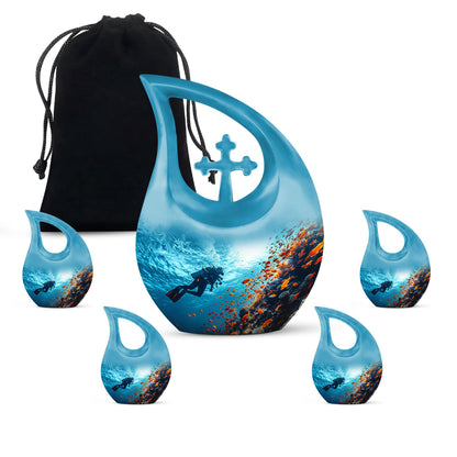 Dive Of Discovery Urn