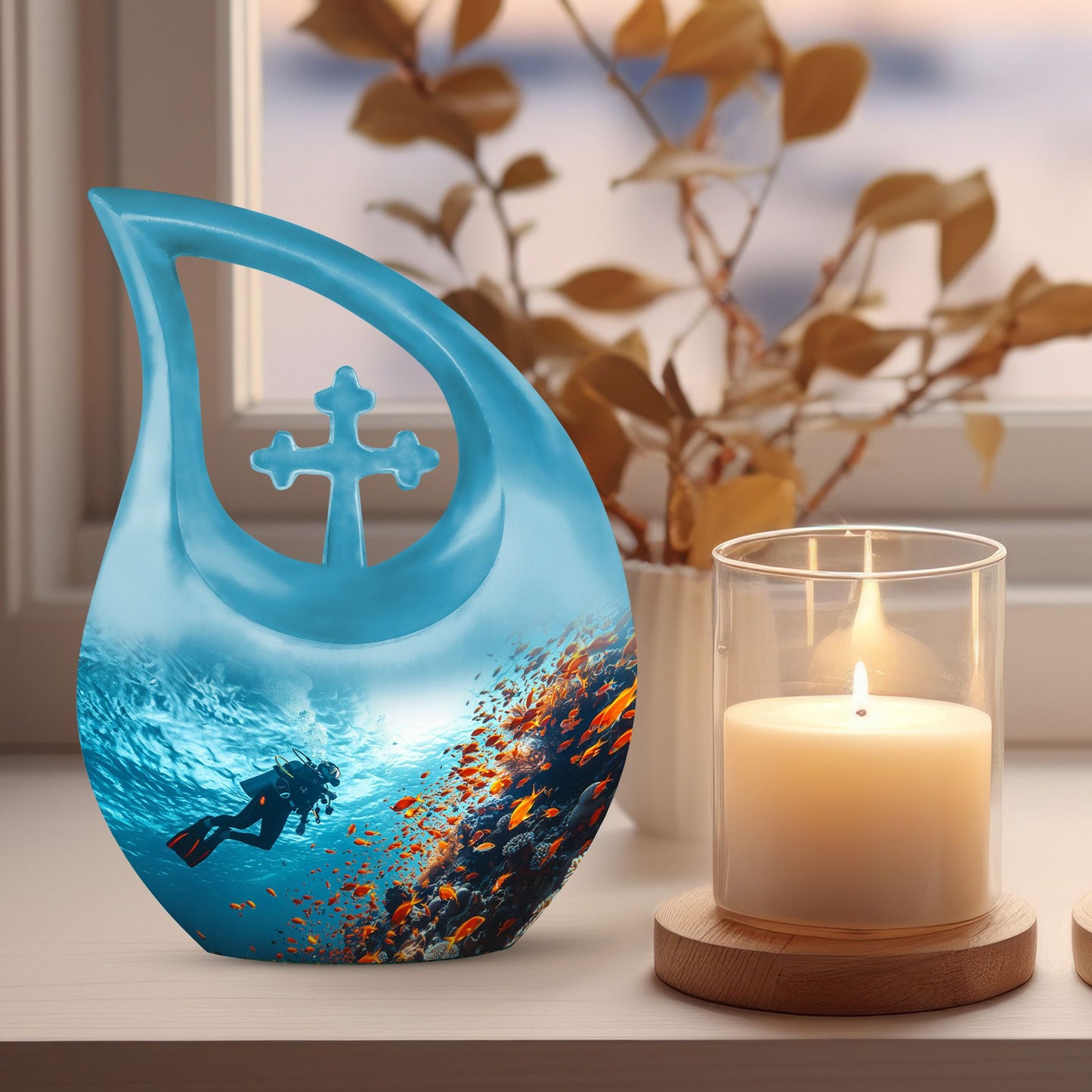 Dive Of Discovery Urn