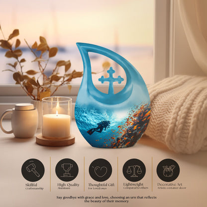 Dive Of Discovery Urn