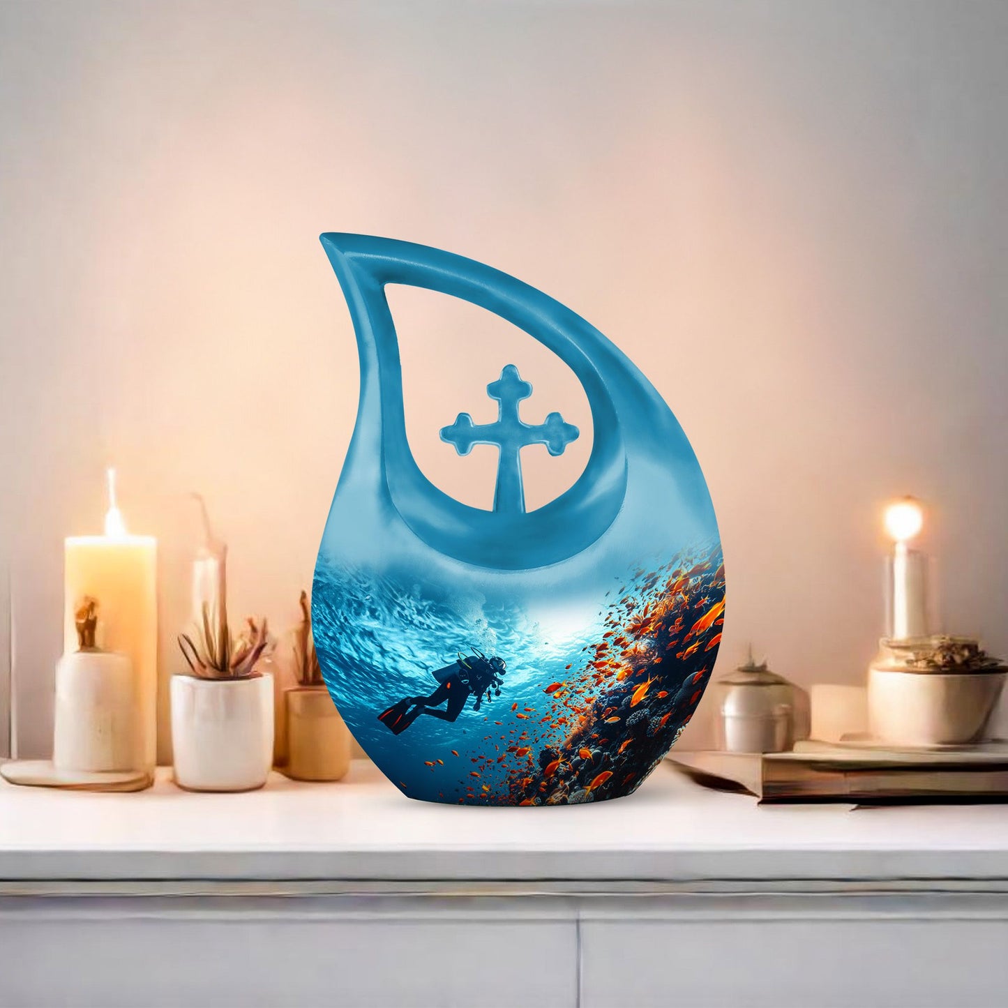 Dive Of Discovery Urn