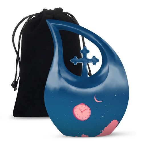 Timeless Night Sky Urn for Human Cremation