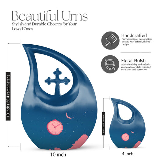 Timeless Night Sky Urn for Human Cremation