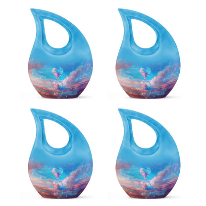 The Cosmic Hourglass Urn