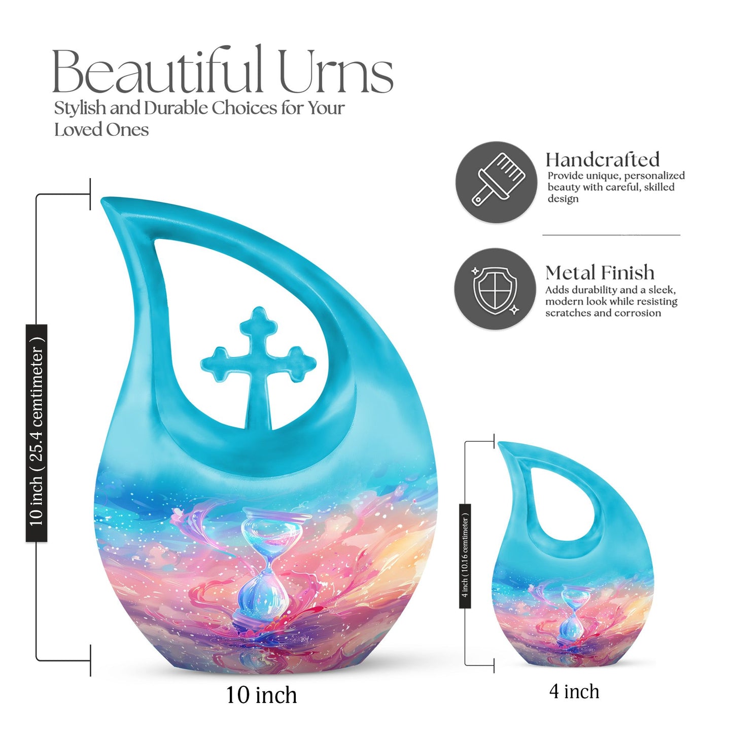 Dreamscape Hourglass Vortex Urn