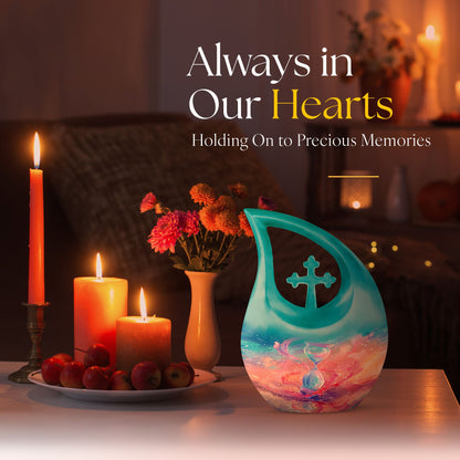Dreamscape Hourglass Vortex Urn
