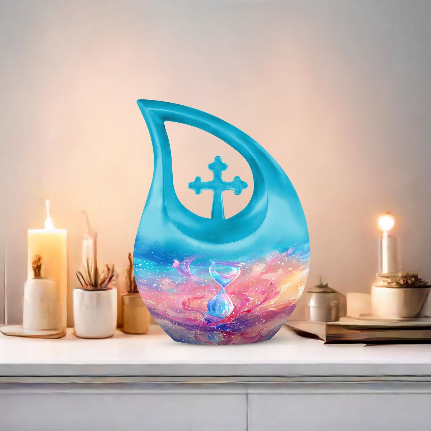 Dreamscape Hourglass Vortex Urn