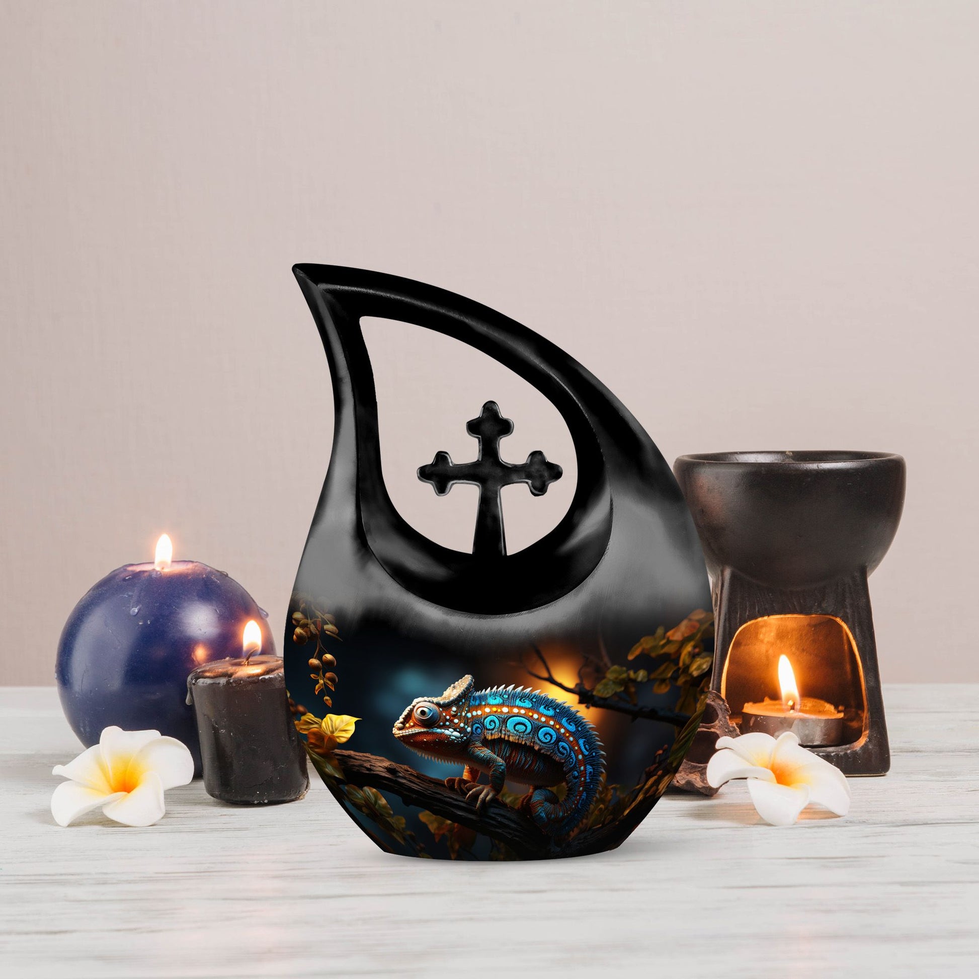  Chameleon's Glow Memorial Urn