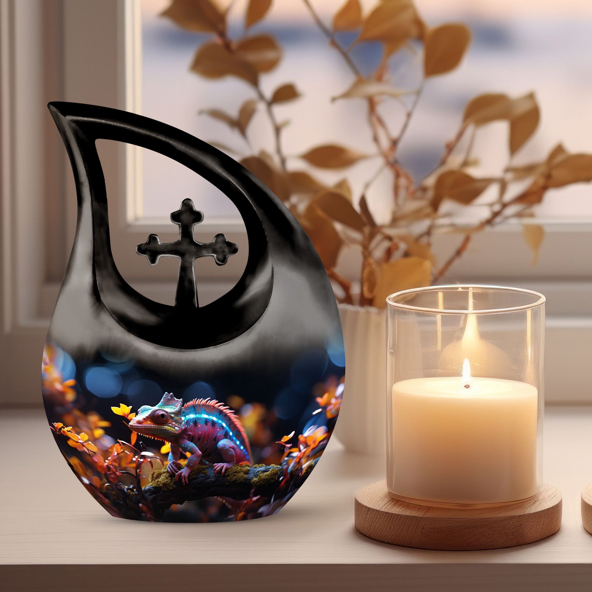 The Chameleon'S Dance Urn
