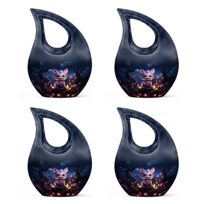 Midnight Blossom Guardian Urn