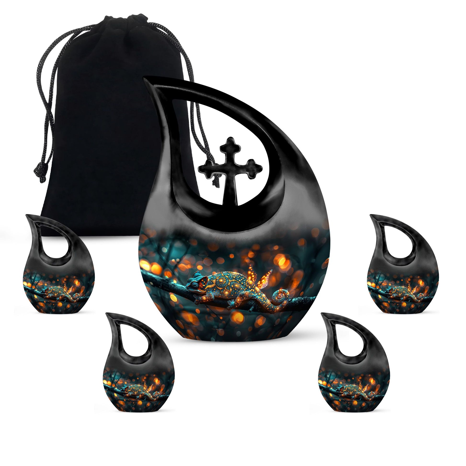 Glowing Twilight Wanderer Urn