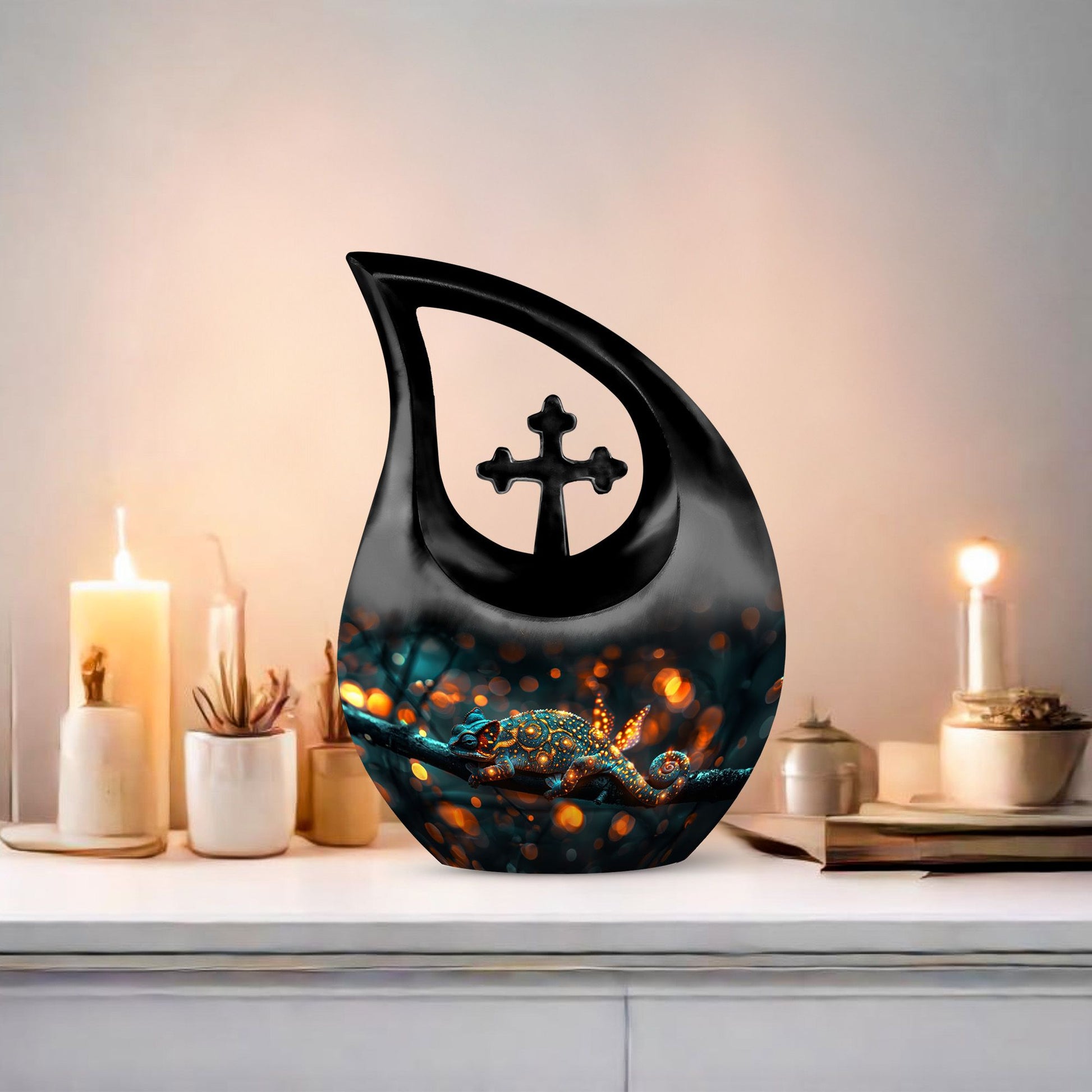 Glowing Twilight Wanderer Urn