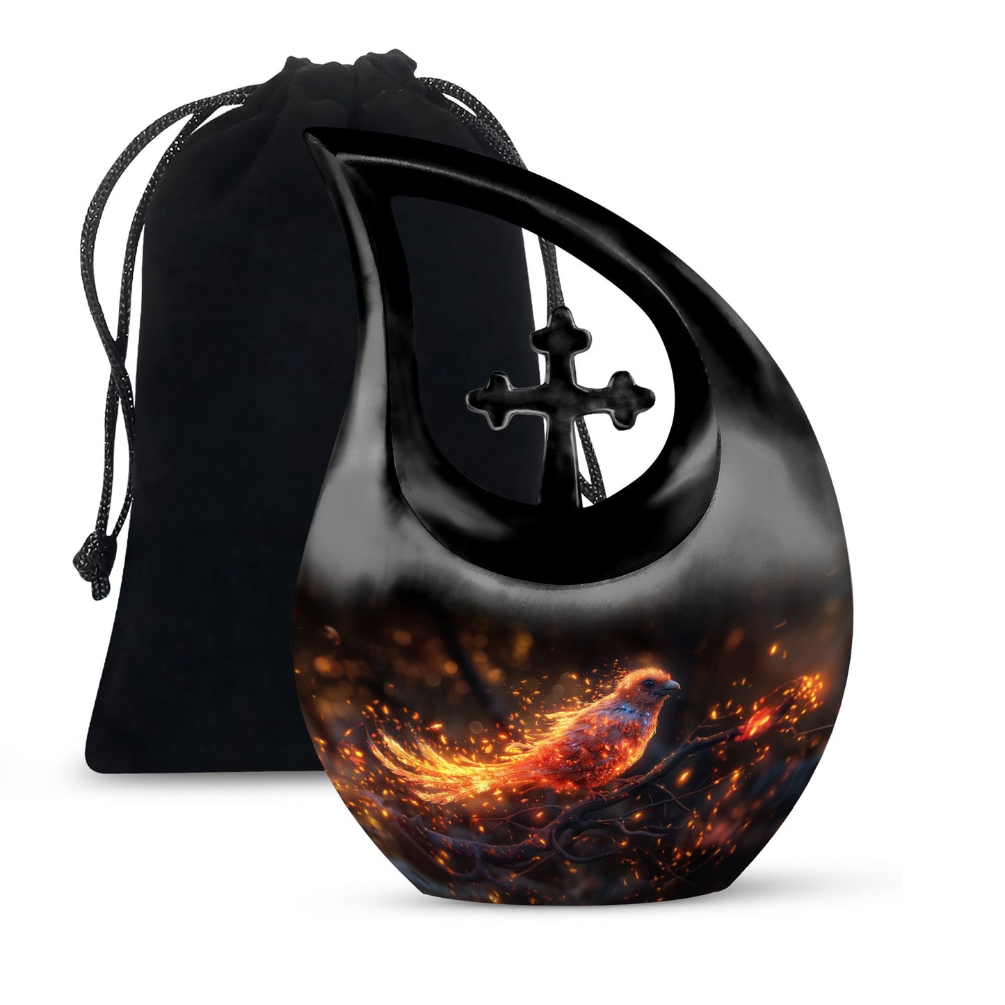 Large 10-inch Resurgence In Embers urn
