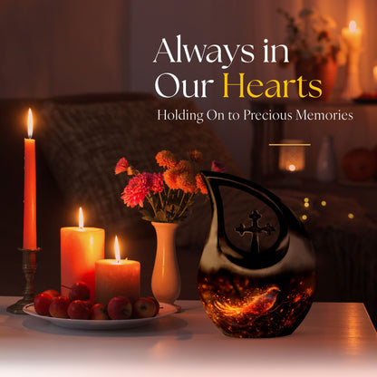 Large 10-inch Resurgence In Embers urn