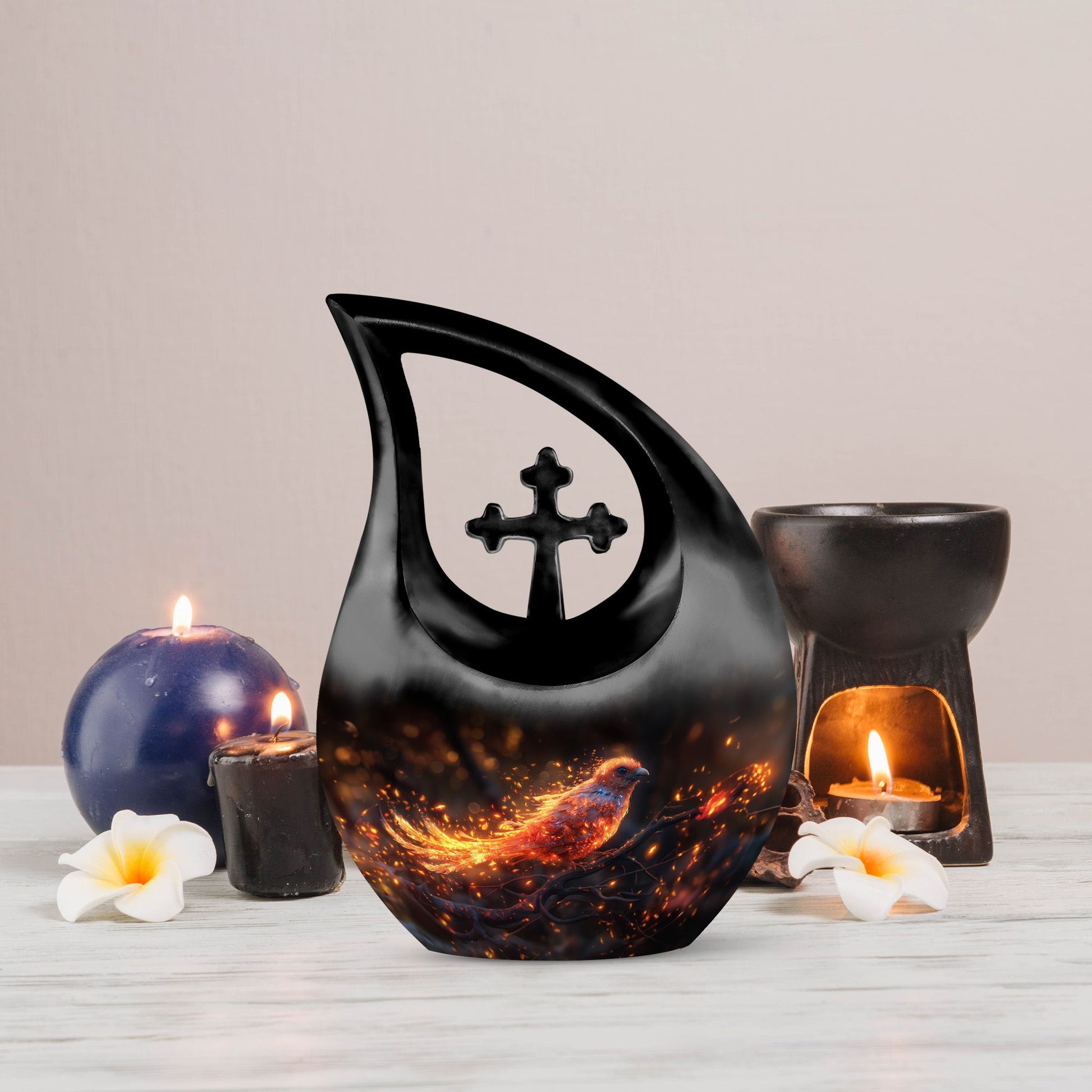 Large 10-inch Resurgence In Embers urn