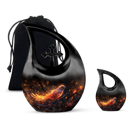 Large 10-inch Resurgence In Embers urn
