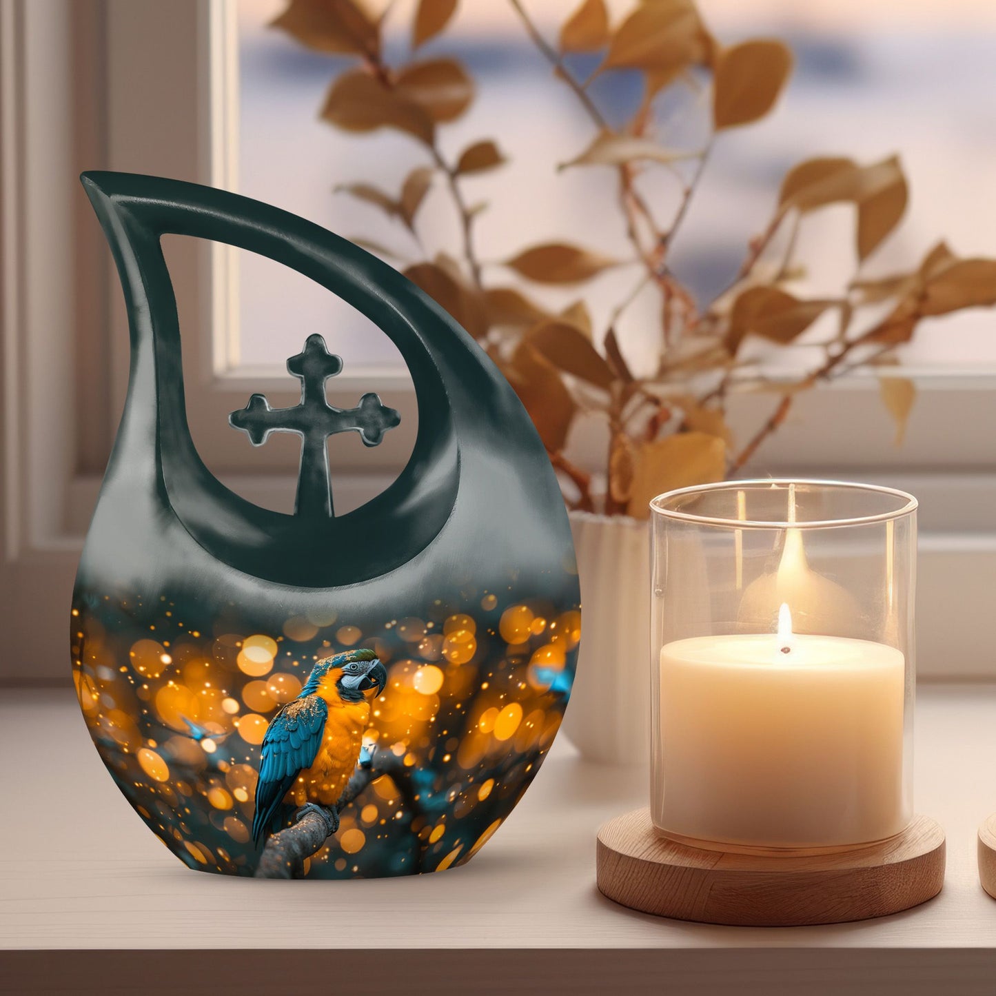 Golden Twilight Urn