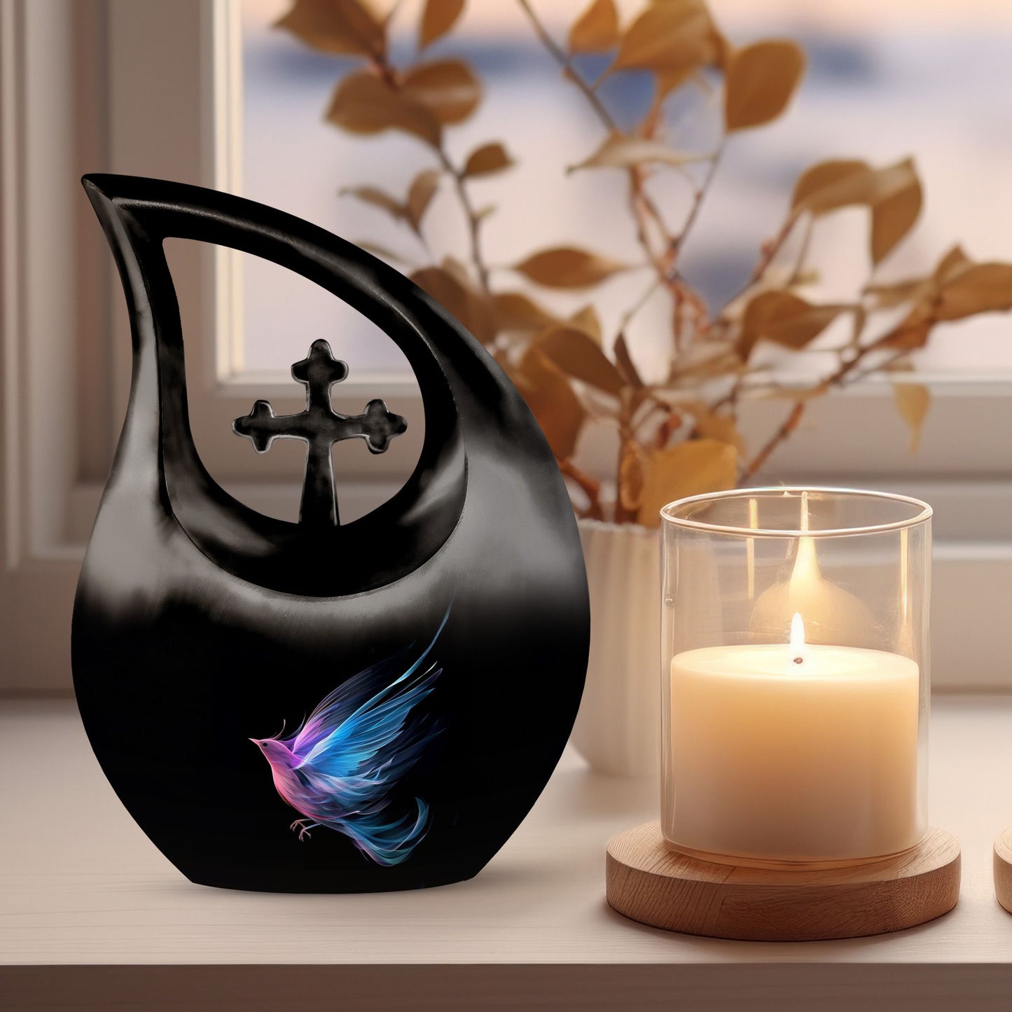 10 inch Spectral Flight memorial urn