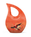 10 Inch Crimson Flight Urn