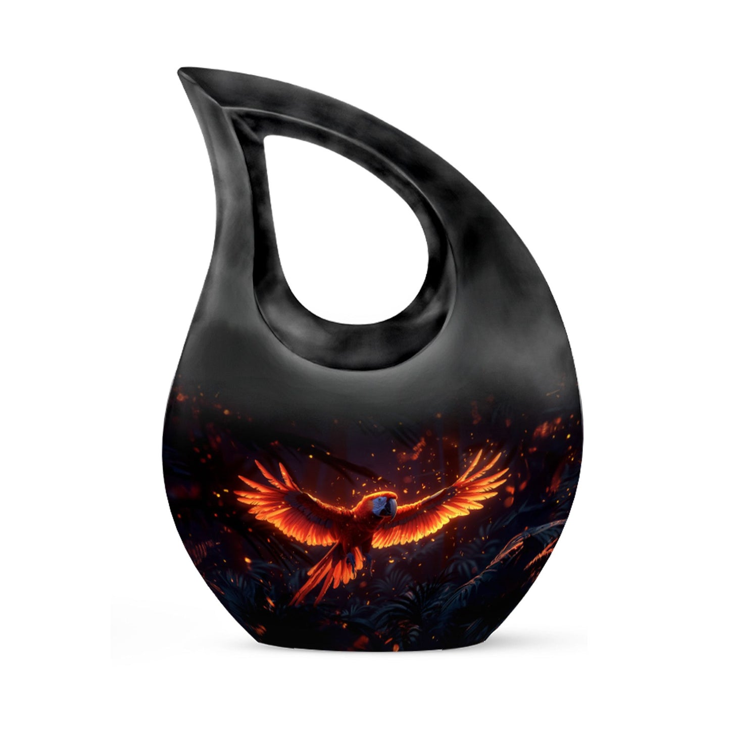 Large Ignited Wings Urn 