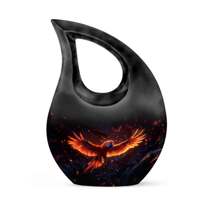 Large Ignited Wings Urn 