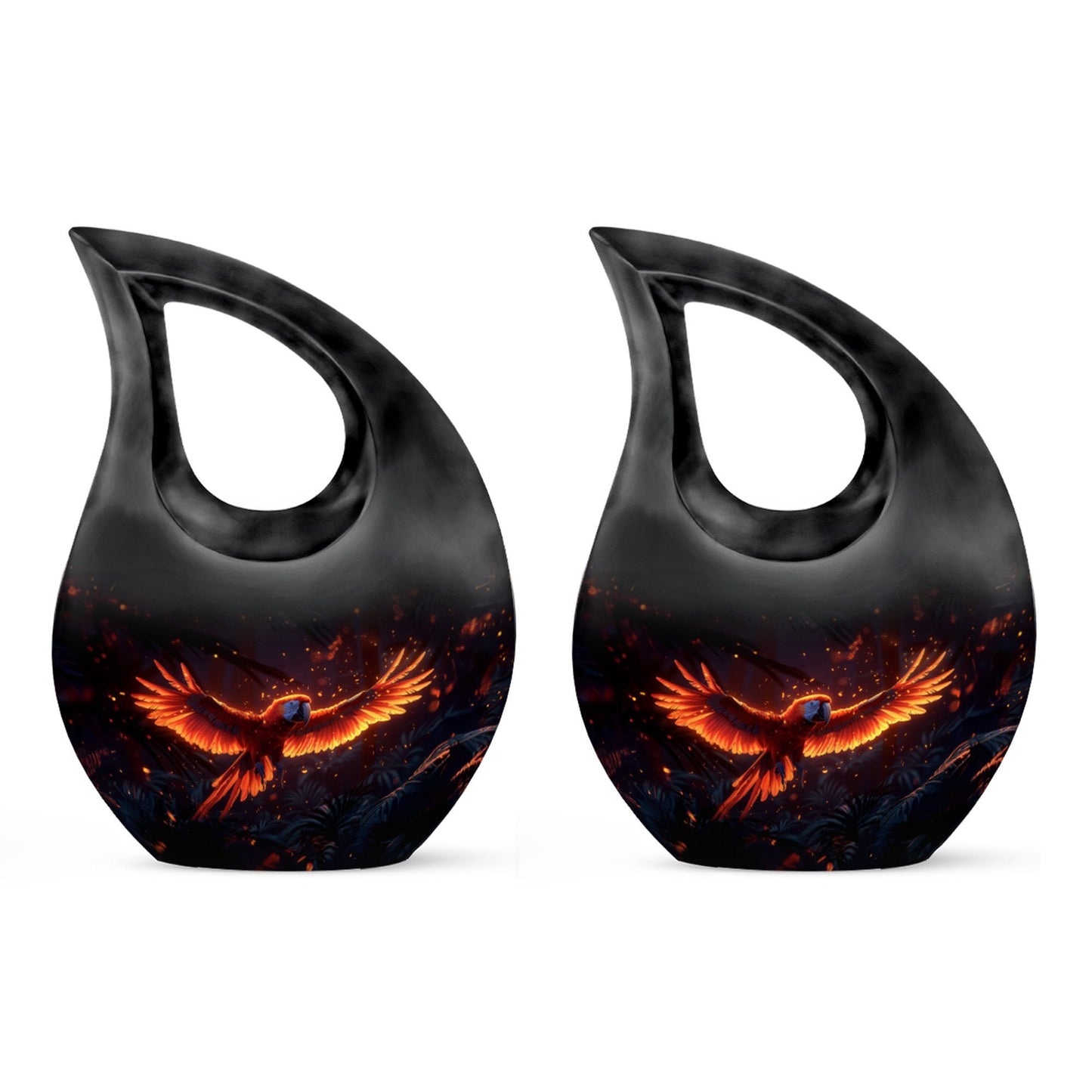 Large Ignited Wings Urn 