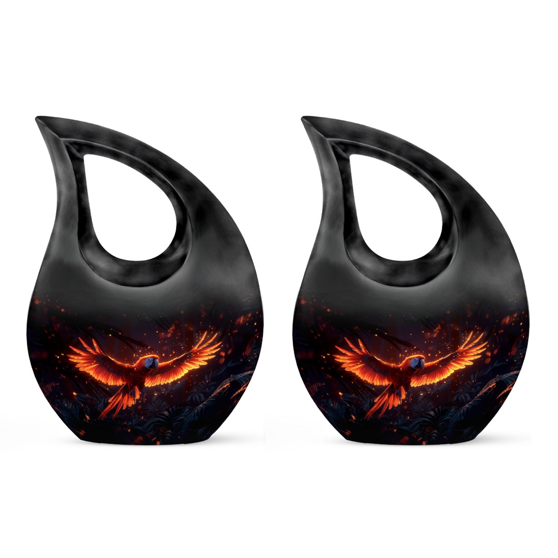 Large Ignited Wings Urn 