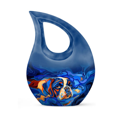 10 Inch Canine Colorflow Urn, 