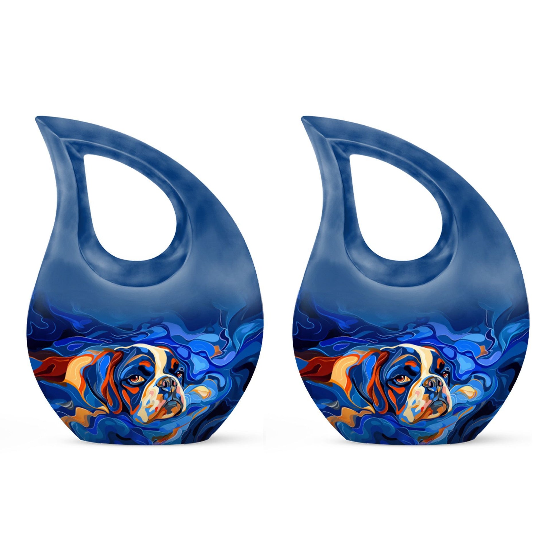 10 Inch Canine Colorflow Urn, 