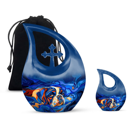 10 Inch Canine Colorflow Urn, 