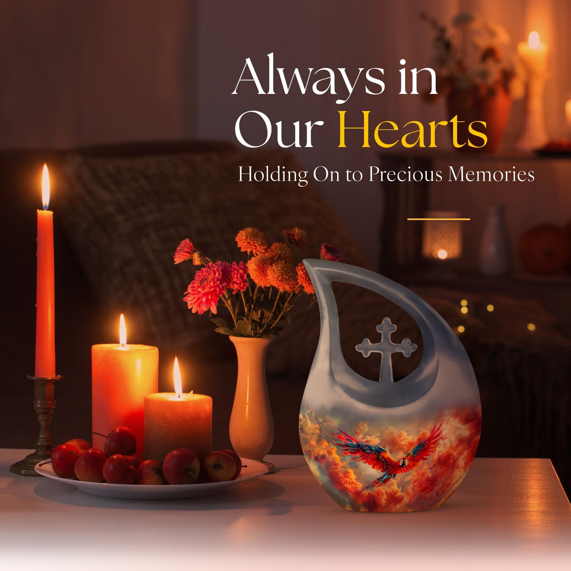 10 Inch Spectral Canine Aura Large Urn,