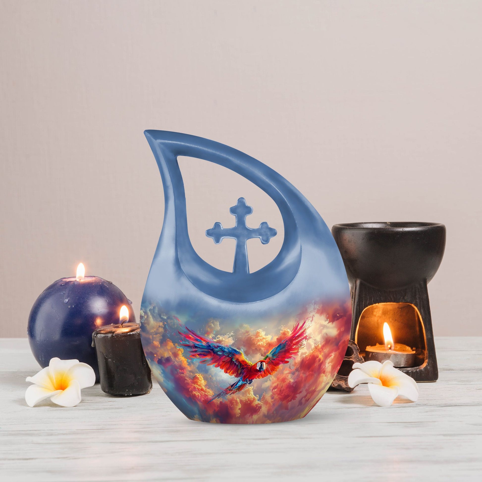 10 Inch Spectral Canine Aura Large Urn,