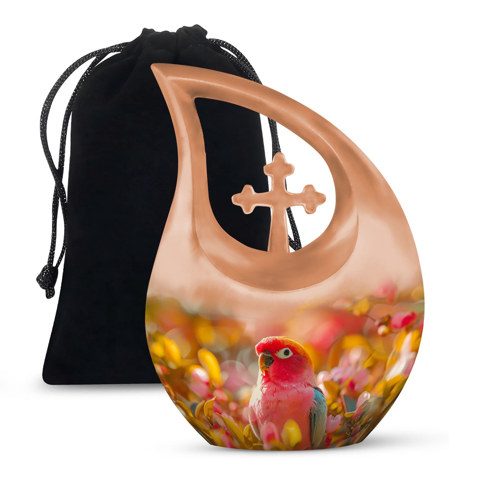 Vibrant Floral Dreams Urn,