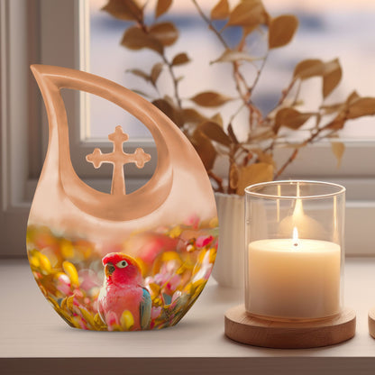 Vibrant Floral Dreams Urn,