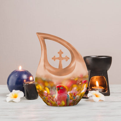 Vibrant Floral Dreams Urn,